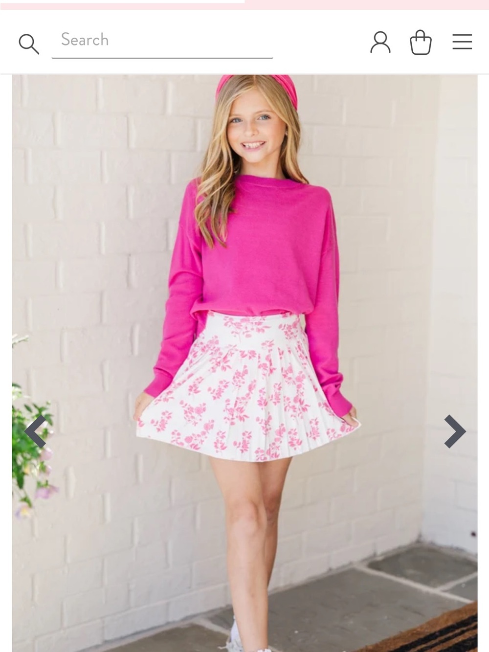 Shop the Mint - girls athletic skirt- size 8/10